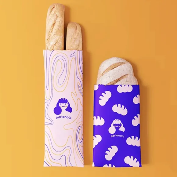 Custom Printed Reusable Bread Bags - Image 2