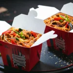 Chinese food boxes
