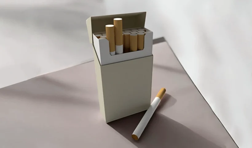 blank cigarette boxes