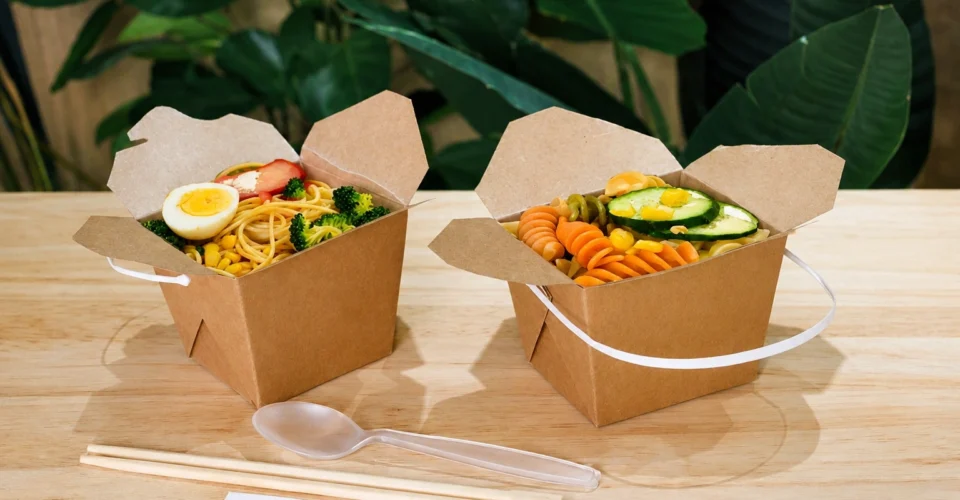 Chinese food boxes