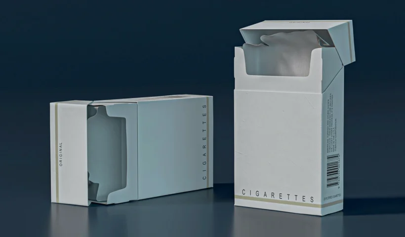 cigarette boxes blank